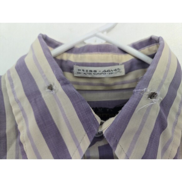 VTG Puritan Shirt Mens M 15.5 Press Saver Short Sleeve Rockabilly Bowling 60s - Picture 3 of 8